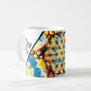 Blume des Lebens - farbenfroh 5 Kaffeetasse