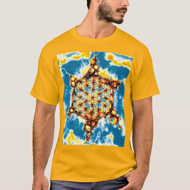 Blume des Lebens - farbenfroh 5 T-Shirt (Vorderseite)