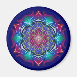 BLUME DES LEBENS / Flower of Life - Mandala IV Magnet