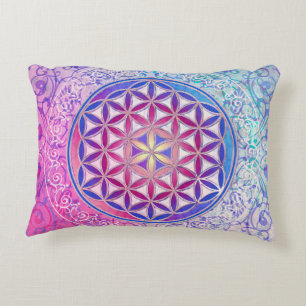 Blume des Lebens / Flower Of Life - Ornament V Zierkissen