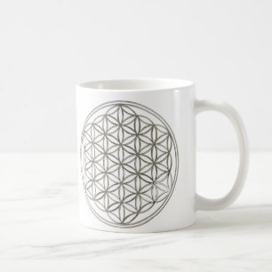 Blume des Lebens / Flower Of Life   silver 2x Tasse