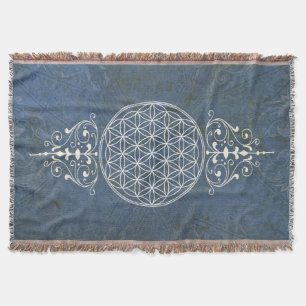 Blume des Lebens / Flower of Life - vintage I Decke