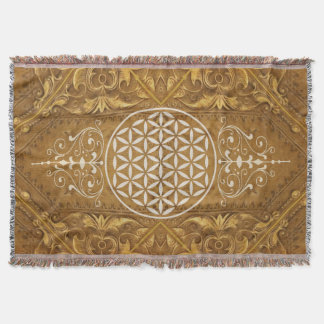 Blume des Lebens / Flower of Life - vintage II Decke