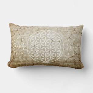 Blume des Lebens / Flower of Life - vintage II Lendenkissen
