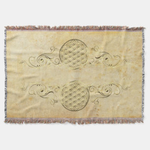 Blume des Lebens / Flower of Life - vintage IV Decke