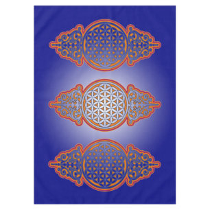 Blume des Lebens / Flower of Life - vintage VII Tischdecke