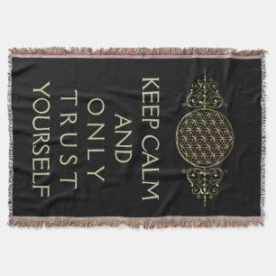 Blume des Lebens / Flower of Life - vintage VIII Decke