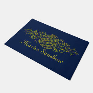 Blume des Lebens / Flower of Life - vintage XI Fußmatte