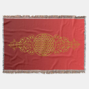 Blume des Lebens / Flower of Life - vintage XII Decke