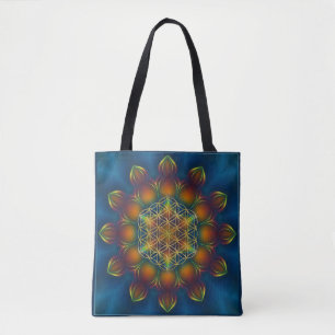 Blume des Lebens - Fraktal Mandala Platz III