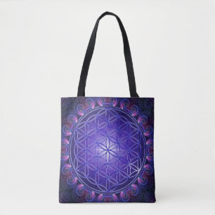Blume des Lebens - Fraktal Mandala Quadrat I