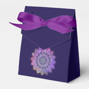 Blume des Lebens - Galaxie im Vintagen Stil 1 Geschenkschachtel