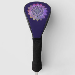 Blume des Lebens - Galaxie im Vintagen Stil 1 Golf Headcover