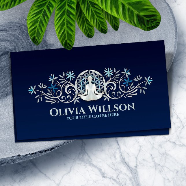 Blume des Lebens - Geblüht Yoga Visitenkarte (Von Creator hochgeladen)