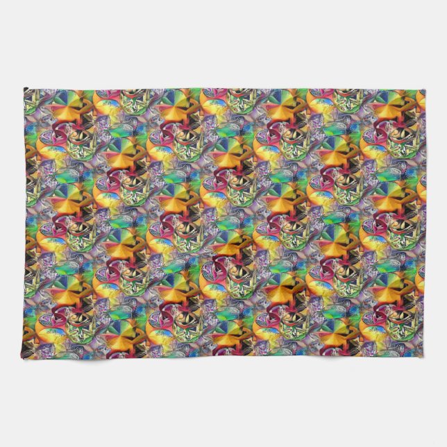 Blume des Lebens Geschirrtuch (Horizontal)