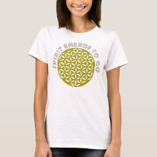 BLUME DES LEBENS - gestanzt - SPIRIT ENERGIE TO GO T-Shirt