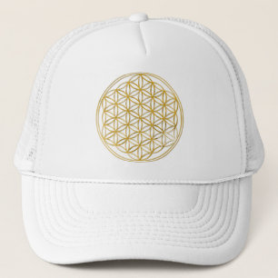 BLUME DES LEBENS - Gold Truckerkappe