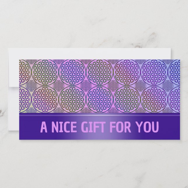 BLUME DES LEBENS - Grunge Muster 3 (Vorderseite)