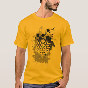 Blume des Lebens Grunge T-Shirt