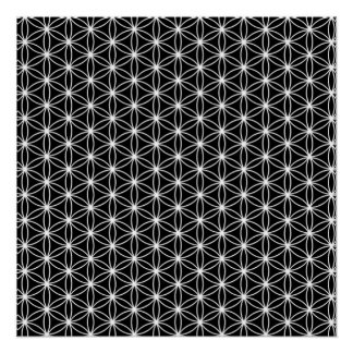 Blume des Lebens Heilige Geometrie Poster