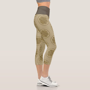 BLUME DES LEBENS - Heilige Geometrie Symbol Kunst Capri Leggings
