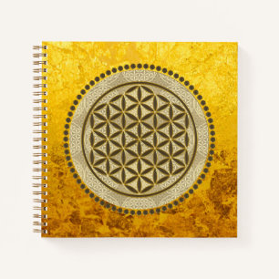BLUME DES LEBENS - Heilige Geometrie Symbol Kunst  Notizbuch