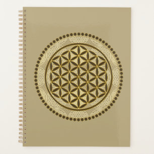 BLUME DES LEBENS - Heilige Geometrie Symbol Kunst  Planer