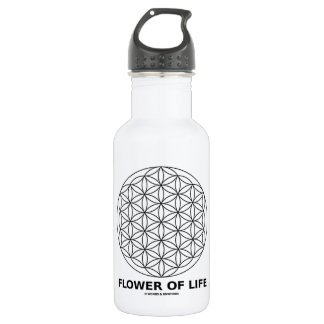Blume des Lebens (heilige Geometrie) Trinkflasche