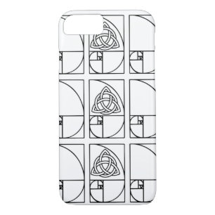 Blume des Lebens Heilige Geometrie Triskelion iPhone 8/7 Hülle