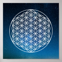 Blume des Lebens -heiliges geometrisches Muster -