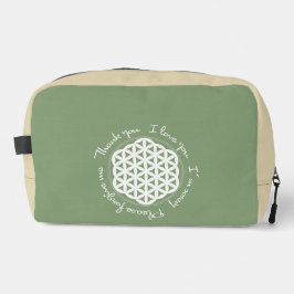 Blume des Lebens Ho'oponopono Waschbeutel