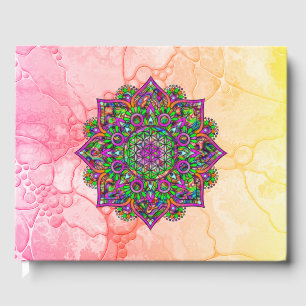 Blume des Lebens - Indische Mandala 1 Gästebuch