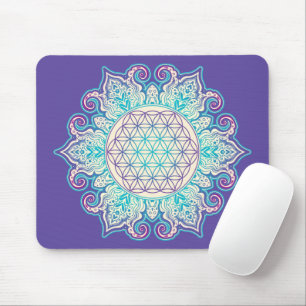 Blume des Lebens - Indische Mandala 2 Mousepad