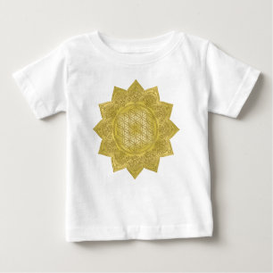 Blume des Lebens - Indisches Mandala 4 Baby T-shirt