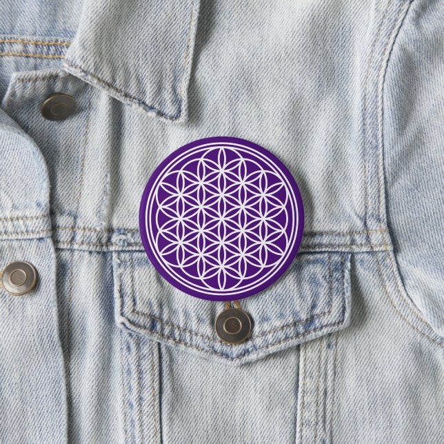 BLUME DES LEBENS - Kontur des Geometriezeichens "S Button (Beispiel)