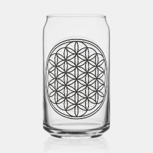 BLUME DES LEBENS - Kontur des Geometriezeichens "S Dosenglas