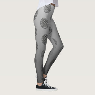 BLUME DES LEBENS - Kontur des Geometriezeichens "S Leggings