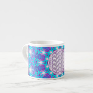 BLUME DES LEBENS/LEBENS DES Lebens "Stars Mandala" Espressotasse