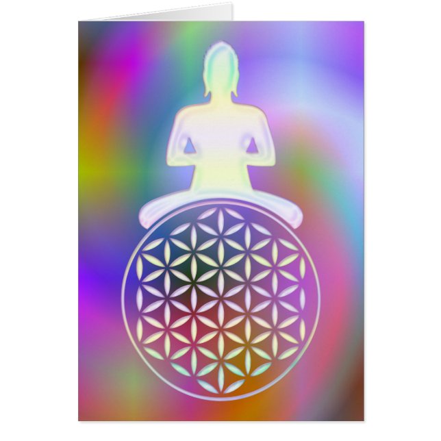 Blume des Lebens / Lebensgefühl - Buddha (Vorne)