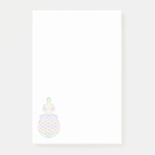 Blume des Lebens / Lebensgefühl - Buddha Post-it Klebezettel