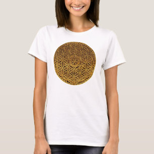Blume des Lebens / Lebensgefühl - Goldmedaille T-Shirt