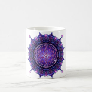 BLUME DES LEBENS / Lebensgefühl - Mandala I Tasse