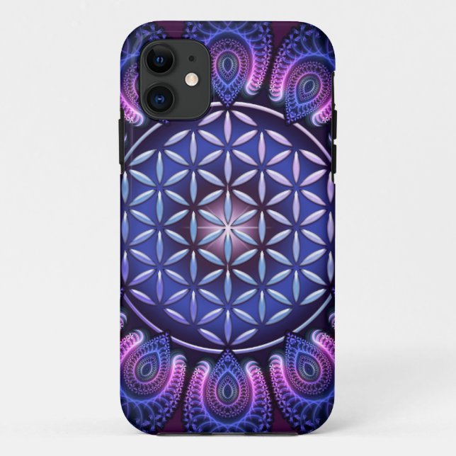 BLUME DES LEBENS / Lebensgefühl - Mandala II Case-Mate iPhone Hülle (Rückseite)