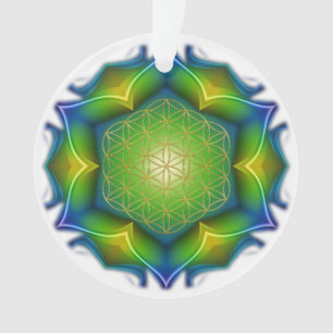 Blume des Lebens / Lebensgefühl - Mandala V Ornament