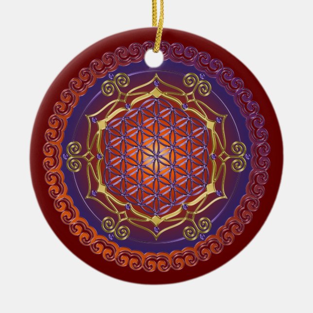 BLUME DES LEBENS / Lebensgefühl - Ornament I (Vorne)