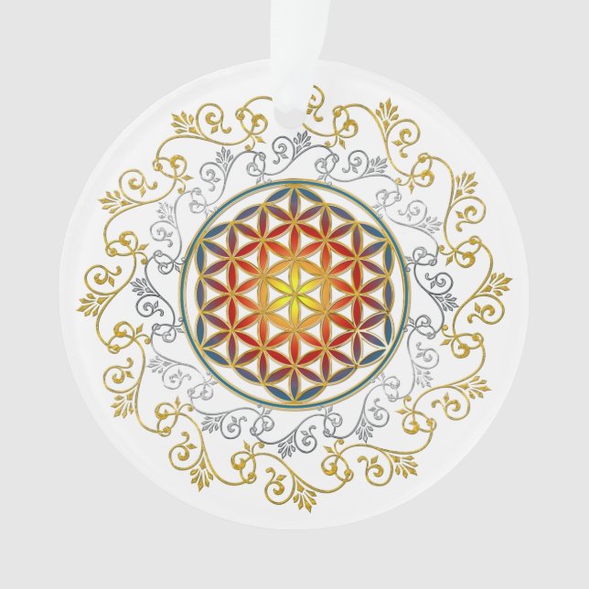 Blume des Lebens / Lebensgefühl - Ornament IV (Vorderseite)