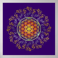 BLUME DES LEBENS / Lebensgefühl - Ornament IV