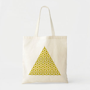 Blume des Lebens / Lebensgefühl - Pyramide Tragetasche