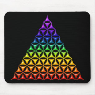 Blume des Lebens / Lebensgefühl - Pyramidenschakra Mousepad
