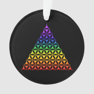 Blume des Lebens / Lebensgefühl - Pyramidenschakra Ornament